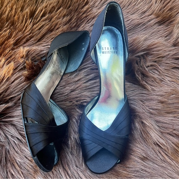 Stuart Weitzman “Crissy” Satin Pumps - Picture 3 of 14